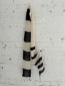 Black and White Tiny Scarf